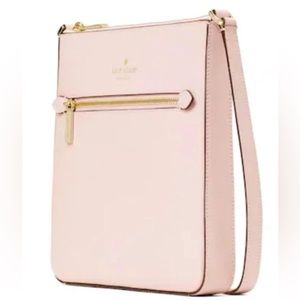 NWT! Kate Spade Crossbody Sadie North South Saffiano Leather. Color: Chalk Pink